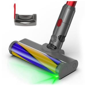 B01C-For Dyson V7 V8 V10 V11 V15 Cordless Vacuum Attachment Cleaner Head Soft Roller Brush With Swit