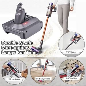 Makita 디월트호환 Milwaukee Bosch 18V 리튬 이온 배터리 용 어댑터 Dyson V6 V7 V8 진공 청소기 용으로