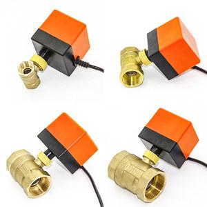 12V 전동 2점 220V 3선 전기 밸브 24V 제어 황동