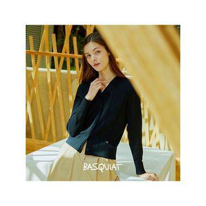 [바스키아]SS 프레쉬 클럽 가디건 여성 블랙네이비 _P388105615