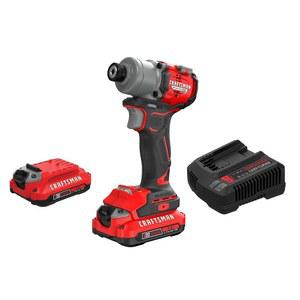CRAFTSMAN V20 0 6cm 1/4인치 무선 CMCF830D2 배터리