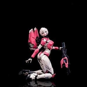 트랜스포머 피규어 Arcee 애니메이션 입상 모델 인형 장식 생일 선물