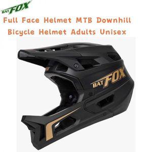 자전거 헬멧 어반 전기 전동 킥보드 고글 핼맷 BATFOX-풀페이스 MTB 다운힐 바이크 성인 남녀 공용 DH 산악
