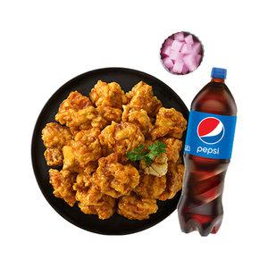 [멕시카나치킨] 마늘간장치킨(순살)+콜라1.25L