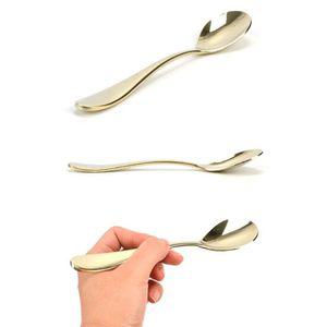 티타늄 양식기 커트러리 디너 디저트 스푼 17.8cm