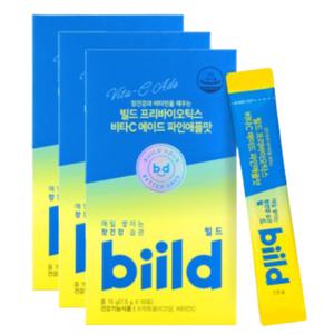 빌드 프리바이오틱스 비타C 에이드 파인애플맛 10포X3