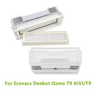 Ecovacs Deebot Ozmo T9 AIVI/T9 용 자동 더스트 박스, 헤파 필터 진공 청소기 부품 포함 집진기