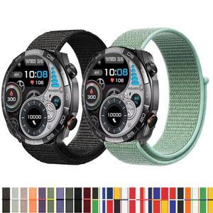 HAYLOU Solar 5 용 나일론 루프 스트랩 시계 밴드 Smartwatch 교체 팔찌 스포츠 Correa