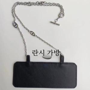 콘스탄스 키리 긴 지갑 개조 켈리 캐널 펄스 체인 진짜 가죽 머리 레이어 소고기 내장