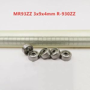 미니어처 볼 베어링, R-930ZZ 모델 MR93ZZ, 3x9x4mm, 50 개-500 개