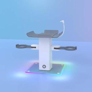 VR 용품 VR 충전 도크 메타 퀘스트 3 용 액세서리 헤드셋 및 터치 컨트롤러 디스플레이 거치대