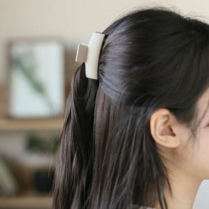 큐슈슈 반묶음 집게핀 스타일 헤어핀 2p 그레이블루