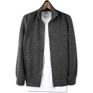 [리빌모아]남자 봄가을 데일리 집업 니트 가디건 RB4 KN Q003 차콜_P391386496