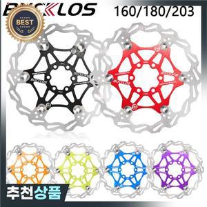 BUCKLOS 자전거 브레이크 디스크 160mm 플로팅 로터 방열 유압 for SHIMANO