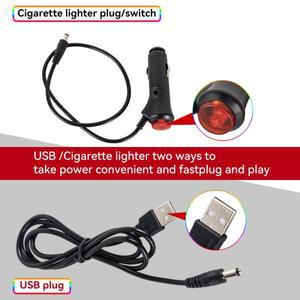 자동차 조명용품 네온 36 LED 자동차 인테리어 주변 FootLight USB   APP 음악 제어 RGB 분위기 장식 램프
