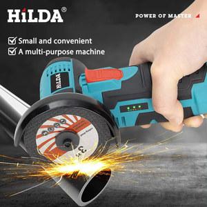자동차 공구 절단 충전식 모터 다이아몬드 앵글 HILDA 연마 무선 용 전동 수리 연삭 브러시 12v 그라인더