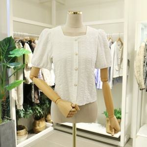 [대구백화점] [오픈클로젯]스퀘어넥진주블라우스(DO255BL184)