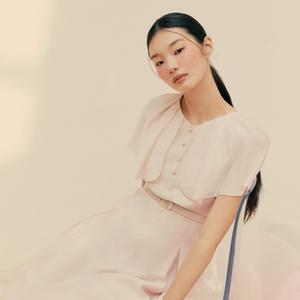 [롯데백화점]케네스레이디 케이프 슬리브 플레어 원피스 (EWOPOE06)