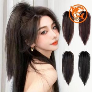 헤어 가발 유용한 포니테일 악세서리 변신을 (3msHG)