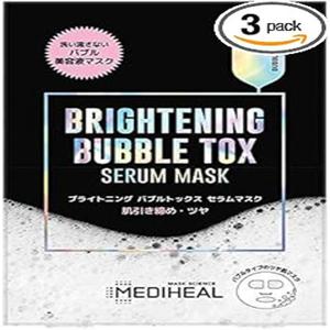 메디힐 Mediheal메디힐 품브라이트닝 버블 톡스 에센스 세럼 마스크 3장 페이스