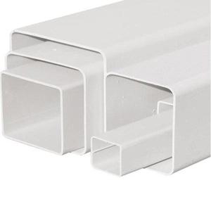 PVC 사각파이프 플라스틱 200x200mm 1m 공사 100x50
