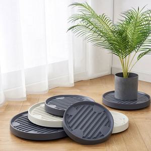 히든 바퀴 내장형 초슬림 화분받침(원형) 5호 31.5cm/간이/의자/인테리어/세트/대형/카페/정사각형