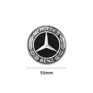 자동차 메탈 플랫 후드 엠블럼 프론트 배지 로고 적합 CLK W247 메르세데스 W205 W213 GLS W212 AMG W177 CLS W176 CLG X253 에 벤츠 CLA