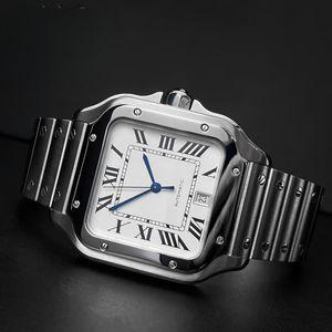 까르띠에 산토스 호환 스틸 메탈 시계줄 스트랩 버클 20mm 23mm