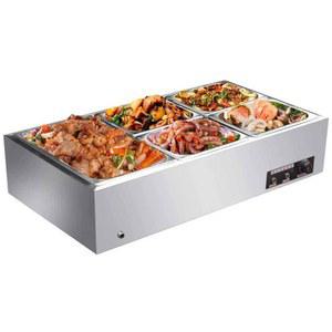 업소용 반찬 온장고 급식 뷔페 스탠드형 보온고 가로형 한식 6L 진열대 배식대 김밥