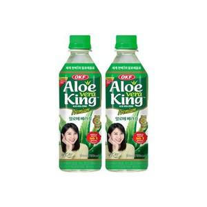 고품질 오케이에프 알로에베라킹 500ml 18개 알로에 알로에주스 알로에베라킹