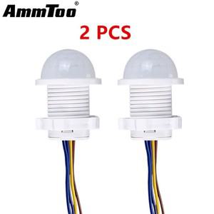 투야 스마트봇스마트 PIR 센서 감지기 스위치 인체 적외선  감지 자동 온 오프 조명 110V 220V 2 개