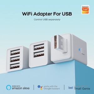 투야 스마트봇Tuya 스마트 마이크로 USB 어댑터 스위치 WiFi 미니 전원 5V는 홈 오토메이션 위해 Hey Googl