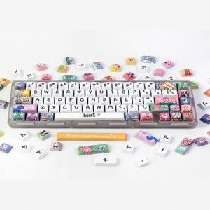 아자즈 AK871 블루투스 USB PBT PC 키캡 TKL 2 4G