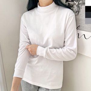 목티 여성상의 DGI 이너 반목 기본티 여자상의 1829G 여자기본면반목티 폴라