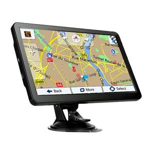 HD 차량용 GPS 네비게이션 FM 송신기, 네비게이터,  스피커, 휴대용 256MB + 8G USB TF 음성 알림, 7 인치
