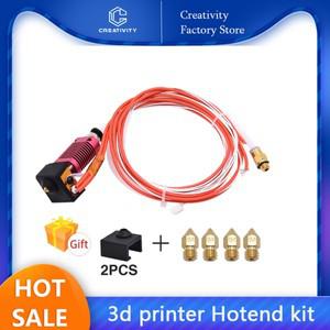 창의력 3d 프린터 핫 엔드 키트 Ender3 CR10 Neo 3 V3SE 용 0.4mm 노즐 1.75mm 필라멘트