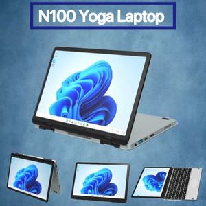 Topton office 11 인치 요가 노트북 IPS 터치 북 Intel N100 Max 32G DDR4 2T SSD 휴대용 오피스 미니 컴퓨