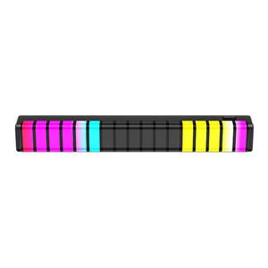 리듬 음악 LED 라이트 USB 2set 컴퓨터 시계 동기화 인테리어 픽업 양자 플라스틱