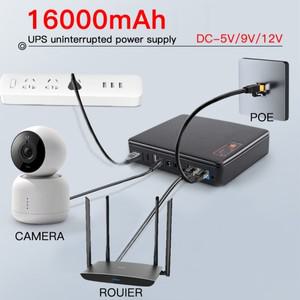 UPS 무정전 전원 공급 장치, 미니 휴대용 대기 전원, DC 5V 9V 12V 출력 라우터, 와이파이 모뎀 스위치 카