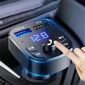 카오디오 호환 카플레이 무선 자동차 스피커 자동차 Mp3 플레이어 듀얼 Usb 고속 충전기 Fm 블루투스 수신