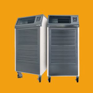 캐로스 저온용 자연배수 산업용 제습기 창고 공장 지하실 D형 CDH-H260UG 그레이