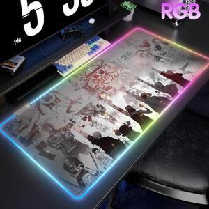 키보드장패드 호환 키보드패드 게이밍 데스크 매트 O_one P_piece 하이 엔드 E-스포츠 마우스 RGB LED Pc