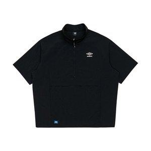 [엄브로] 클래식 반팔 스탠넥 아노락 UQ223CWT42BLK