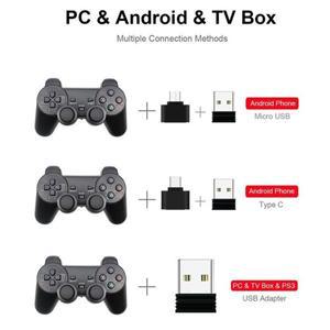 [누리음향]안드로이드 전화기/PC/PS3/TV 박스용 2.4G 무선 게임패드, 슈퍼 콘솔 X 게임 액세서리용 조이스