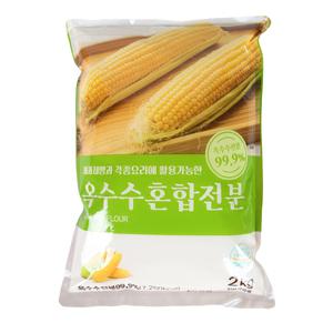 새롬 옥수수혼합전분 2kg/콘스타치/전분
