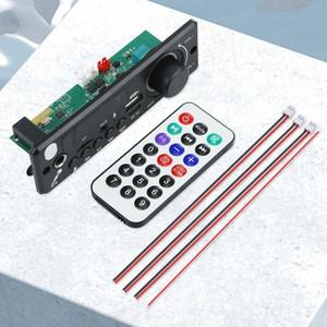 차량용 FM 라디오 모듈 마이크 레코드  블루투스 호환  5.0 오디오 MP3 플레이어  핸즈프리 통화  WM보드