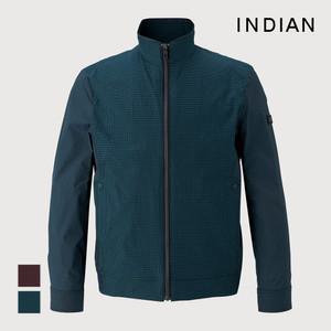 [INDIAN] 남성 체크 배색 점퍼_MITCLYM3131