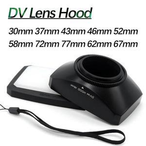 캠코더용 16:9 사각 렌즈 후드 범용 DV 30mm 52mm 77mm