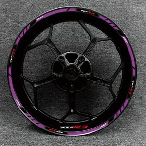 야마하 호환 Yzf R3바이크 오토바이 17인치 휠 허브 다양한 빛깔의 데칼 품 림 방수    스티커