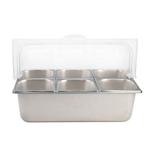 업소용 미니반찬통 소형 700ML 냉동 5cm 깊이 영업용 분리형 밧드